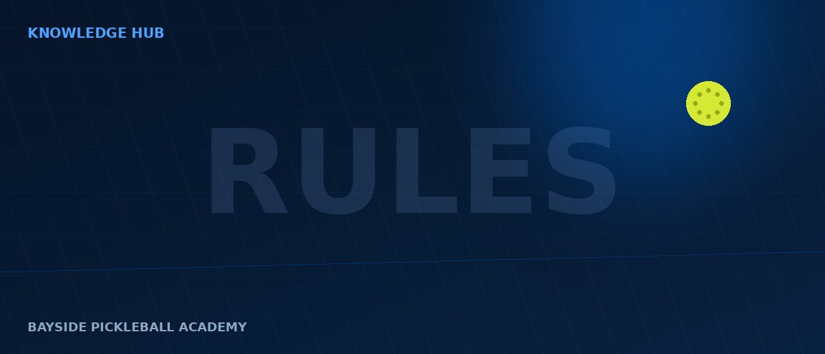 Pickleball rules explained